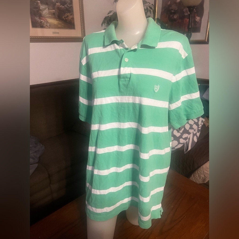 striped Chaps polo